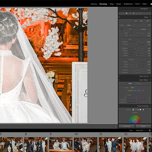 Culling and Color Correction — Wedding Photo Editing after editing